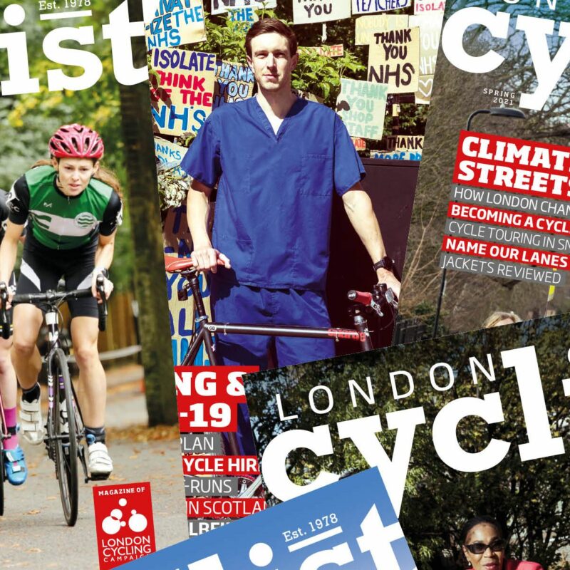 LCC London Cyclist magazine covers