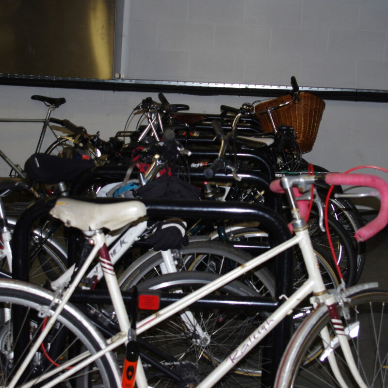 Indoor bike parking storage