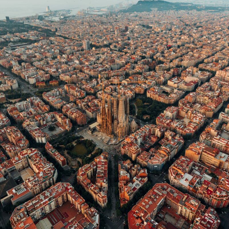 Barcelona superilles grid system