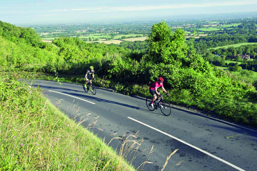 Three Peaks of the South Downs Cycle Route 