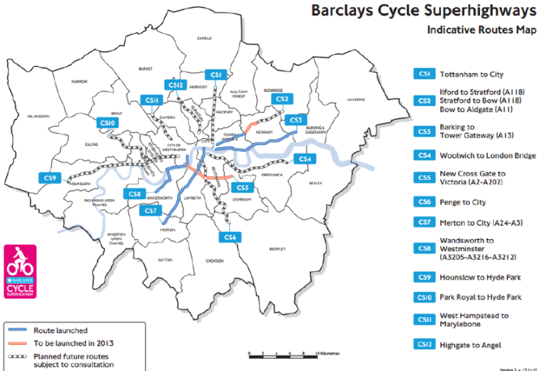 Other original Cycle Superhighways