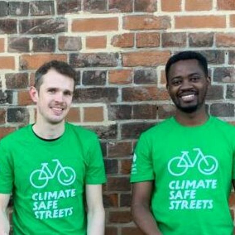 Walker and Chris Greenwich Climate Safe Streets Champions