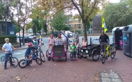 LCC group in Brent with children and cargo bikes