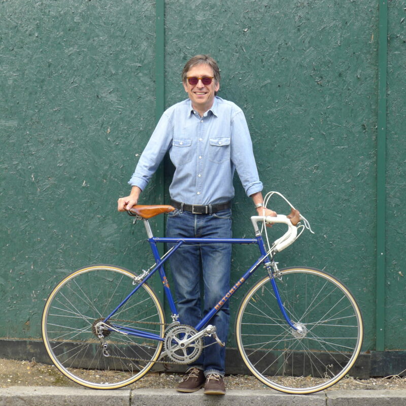 Tom Bogdanowicz with bike