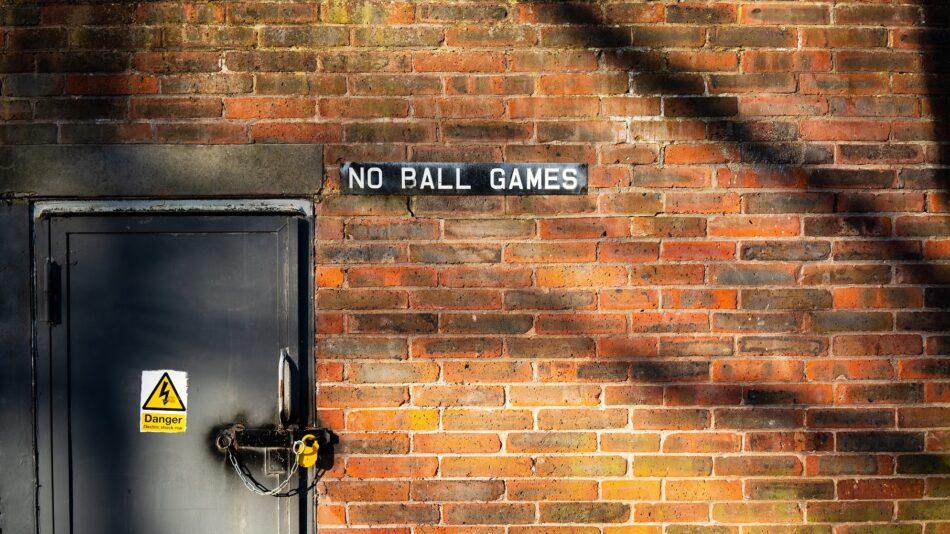 No ball games - political football